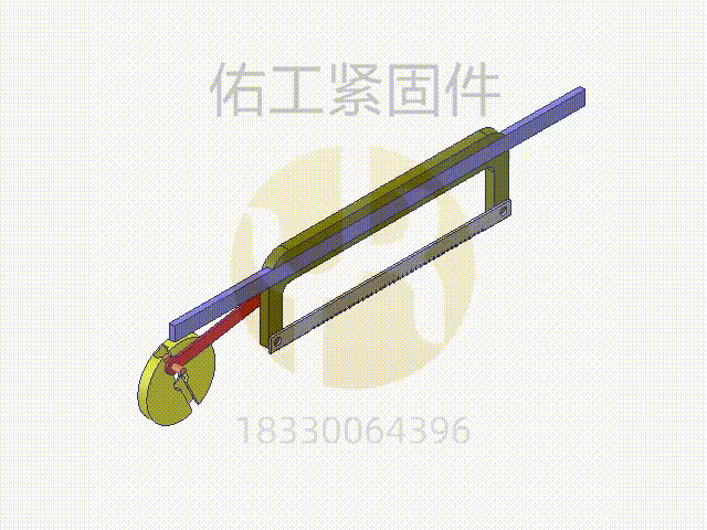 1709180712680124.gif 图219 弓锯床主运动机构.gif